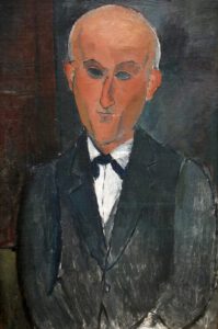 Max Jacob von Modigliani, um 1916–1917.